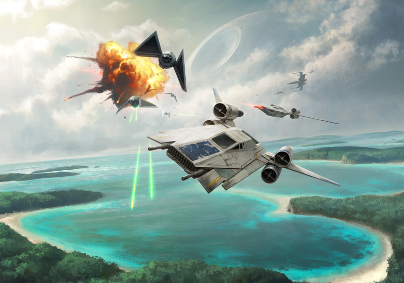 Illustration for article titled Star Wars Space Battle Has No Chill